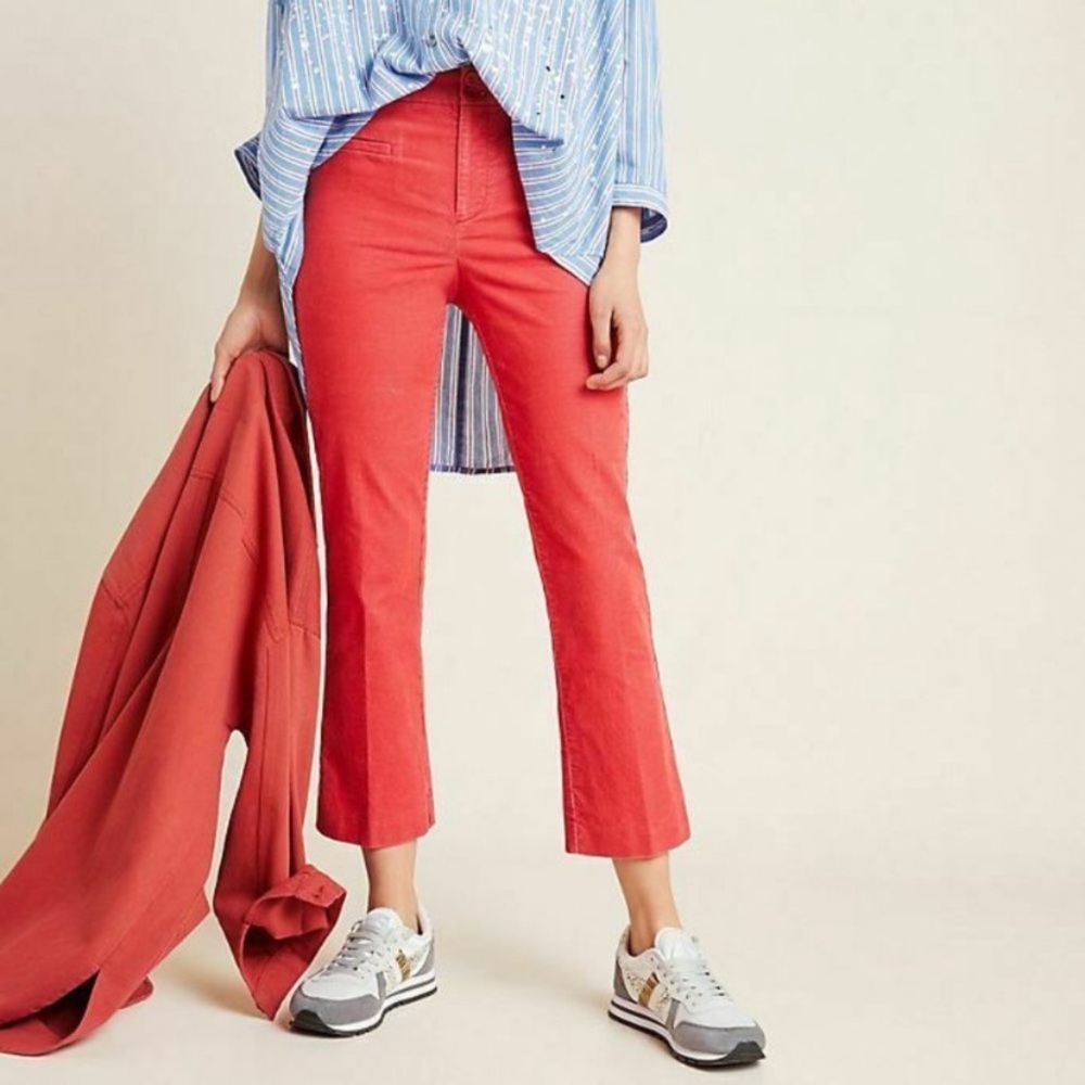 Anthropologie crop flare pant